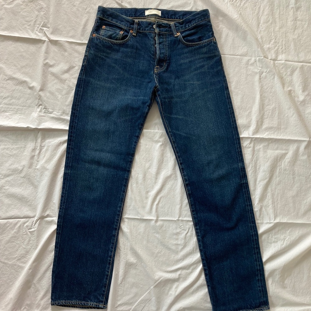 Men's Denim Japan Moussy Vintage Jeans  Mid Blue 32/32